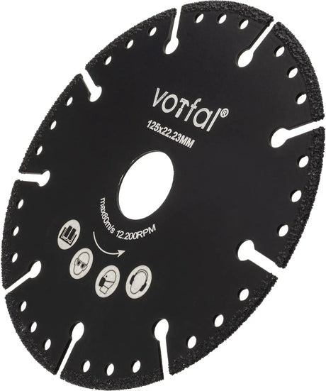 Diamond cutting disc 125 mm all-rounder for concrete, metal, tiles all-purpose cutter
