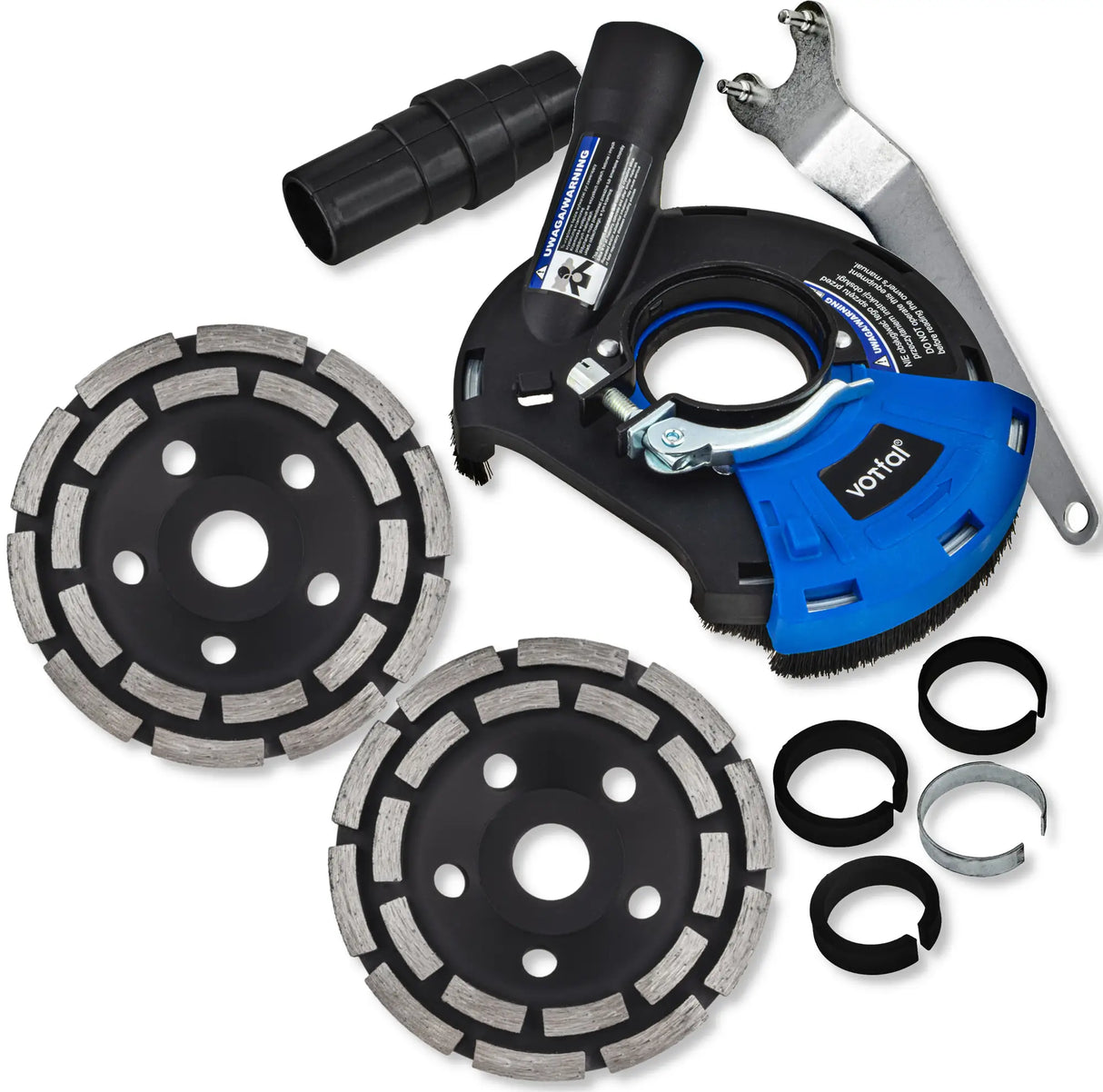 Absaughaube mit Schleifteller