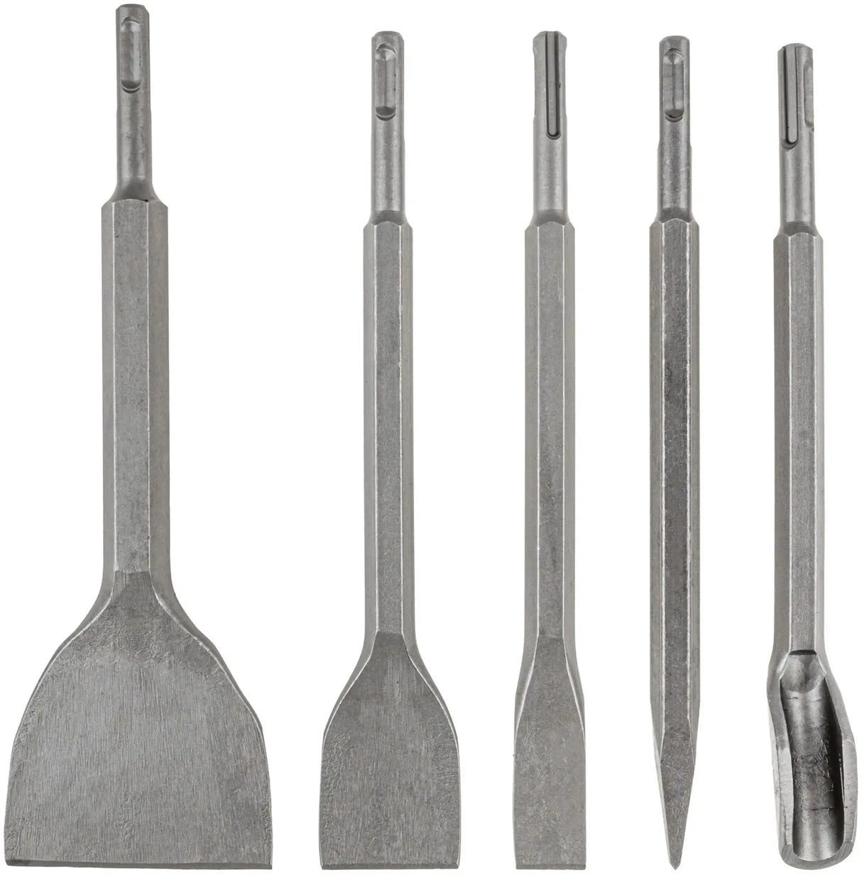 SDS Plus Meißel Set 250 mm – 5 Stück