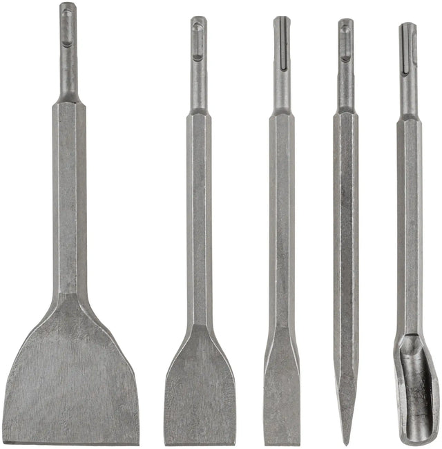 SDS Plus Meißel Set 250 mm – 5 Stück