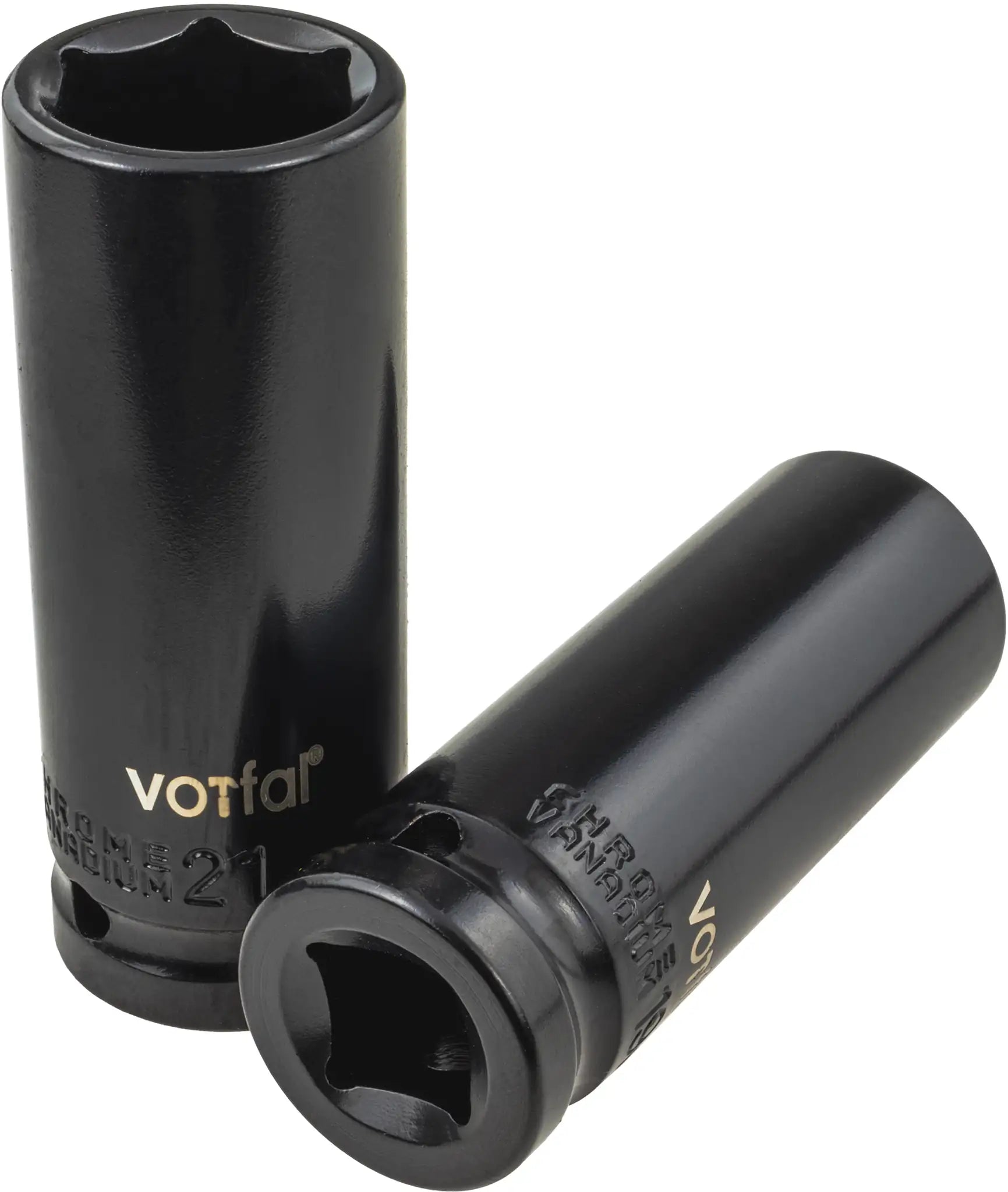 6-piece power impact wrench sockets 1/2 inch set 10 - 21 mm long hexagonal sockets for cars and commercial vehicles