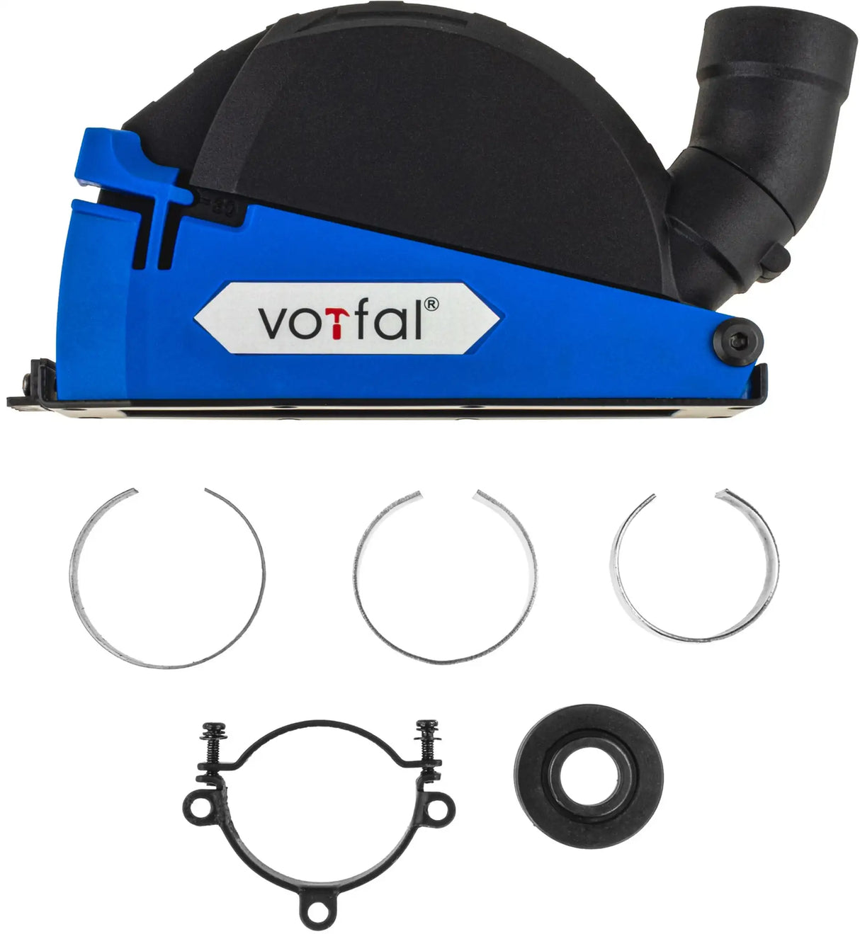 Dust extraction hood for angle grinder 125 mm dust protection for cutting extraction