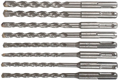 8-piece concrete drill SDS Plus set drill 6 - 10 mm stone drill hammer drill