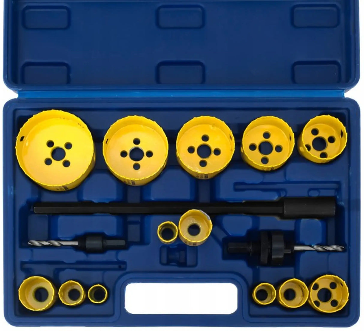 Box drill wood 11 pcs. core bit 19 - 64 mm wood hole saw circle cutter set