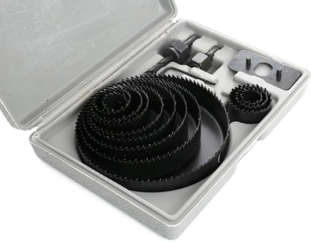 Box drill wood 16 pcs. core bit 19 - 127 mm wood hole saw circle cutter set