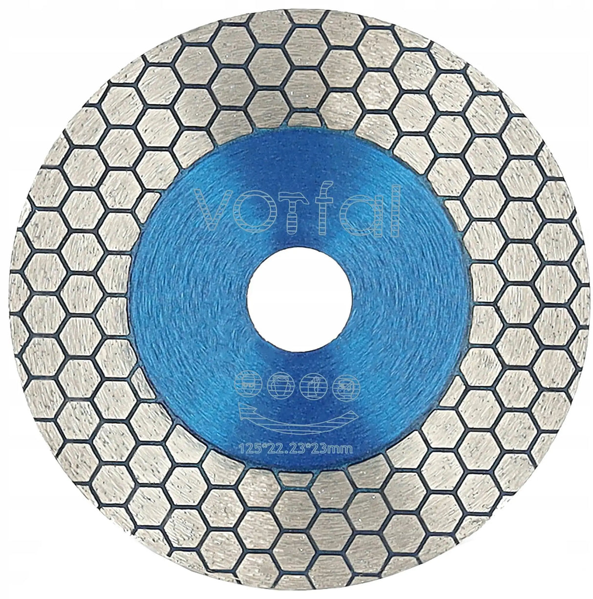 Diamantscheibe 125 mm Jolly Cut Fliesen Feinsteinzeug Gehrungstrennscheibe 45°