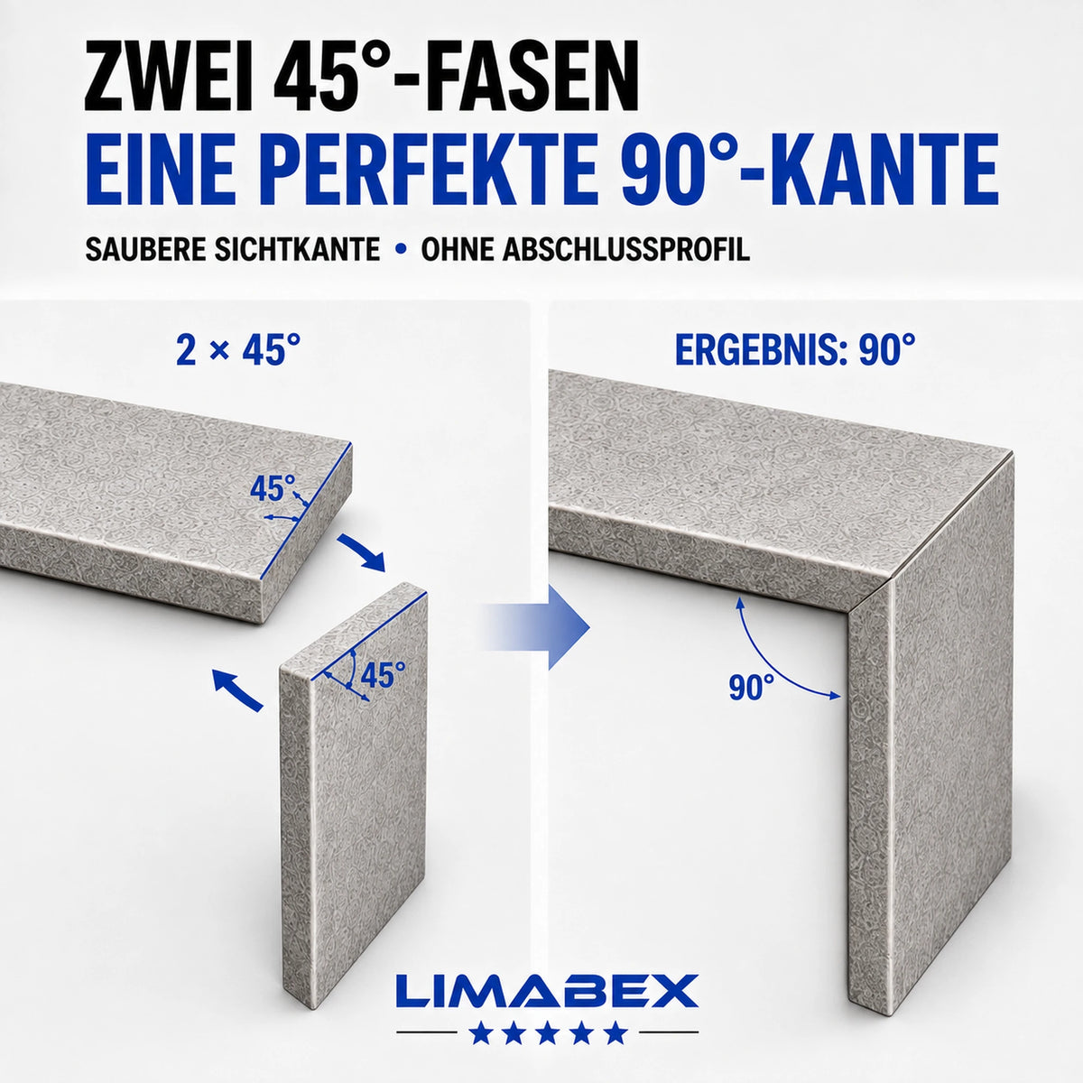 Diamantscheibe 125mm Jolly Fliesen Keramik Feinsteinzeug Granit Naturstein Perfekte anten PRO kante fasen