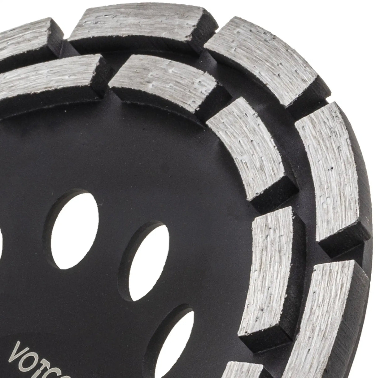 Premium Diamantschleiftopf 180 mm Segment Schleifteller für Beton Estrich Fliesenkleber Topfscheibe