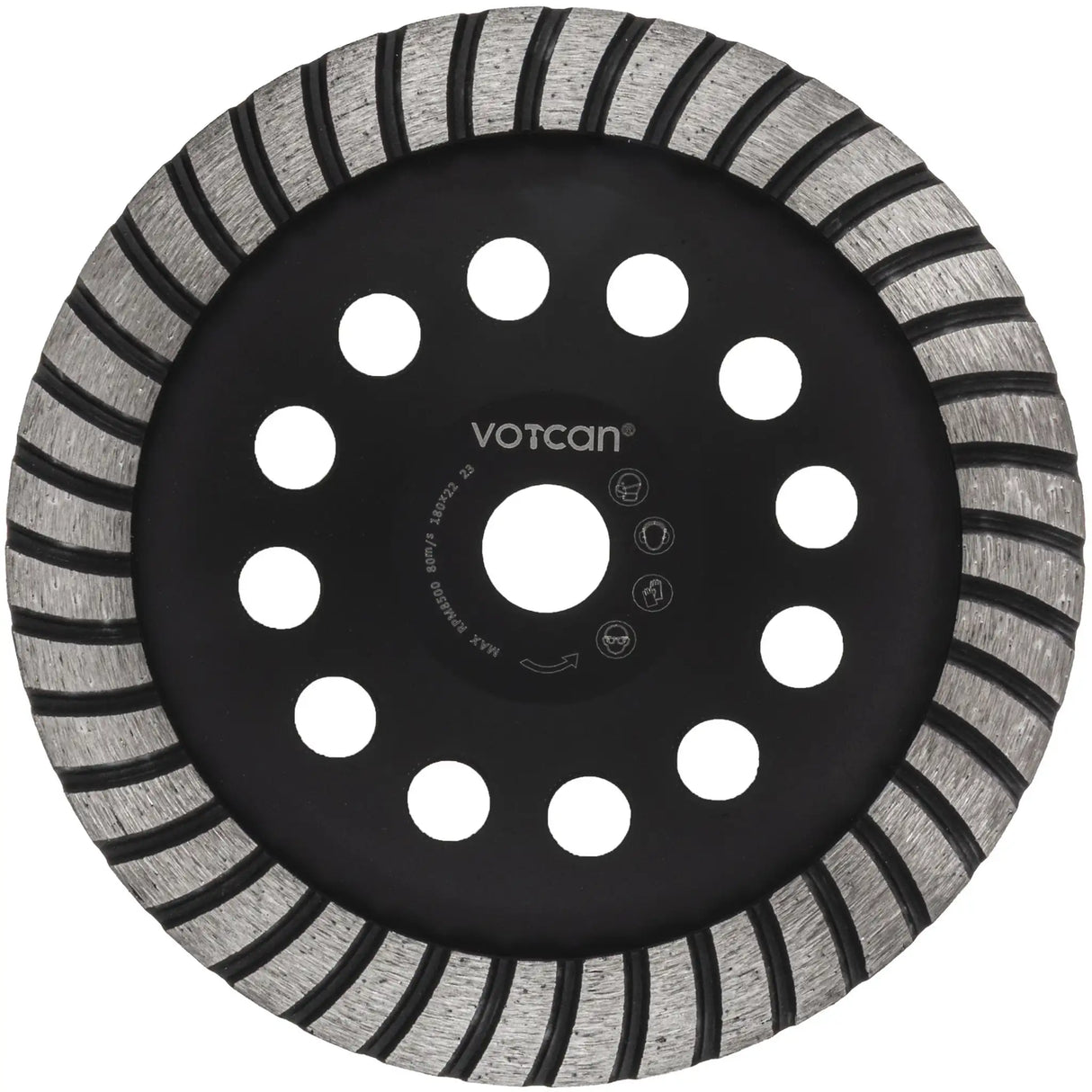 Premium Diamant Schleiftopf 180 mm Turbo Schleifteller für Beton Stein Estrich Topfscheibe