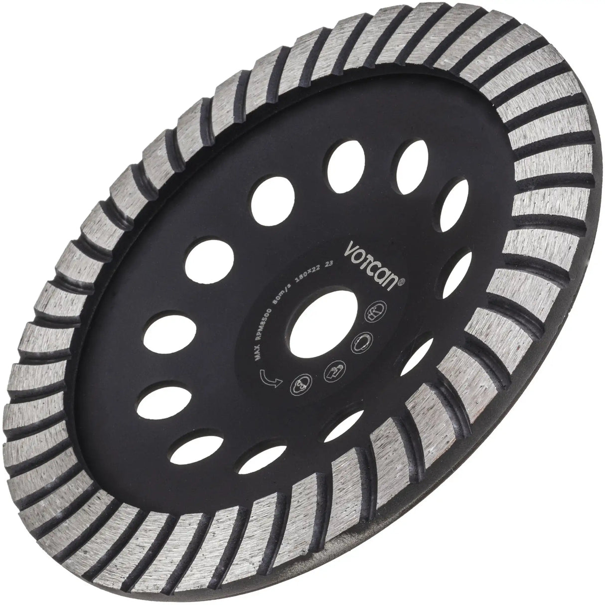 Premium Diamant Schleiftopf 180 mm Turbo Schleifteller für Beton Stein Estrich Topfscheibe