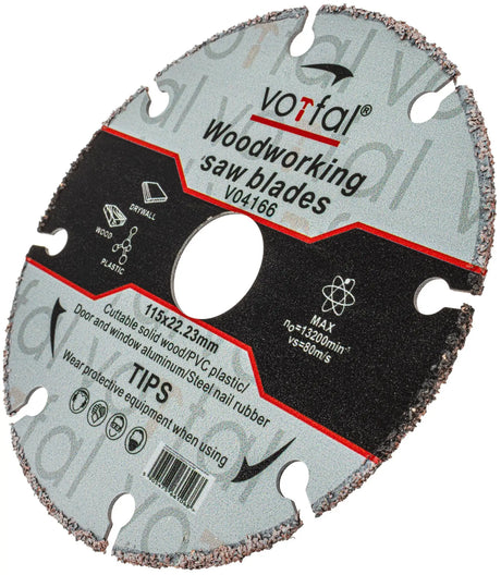 Diamond cutting disc 115 mm wood cutting disc PVC angle grinder saw blade carbide