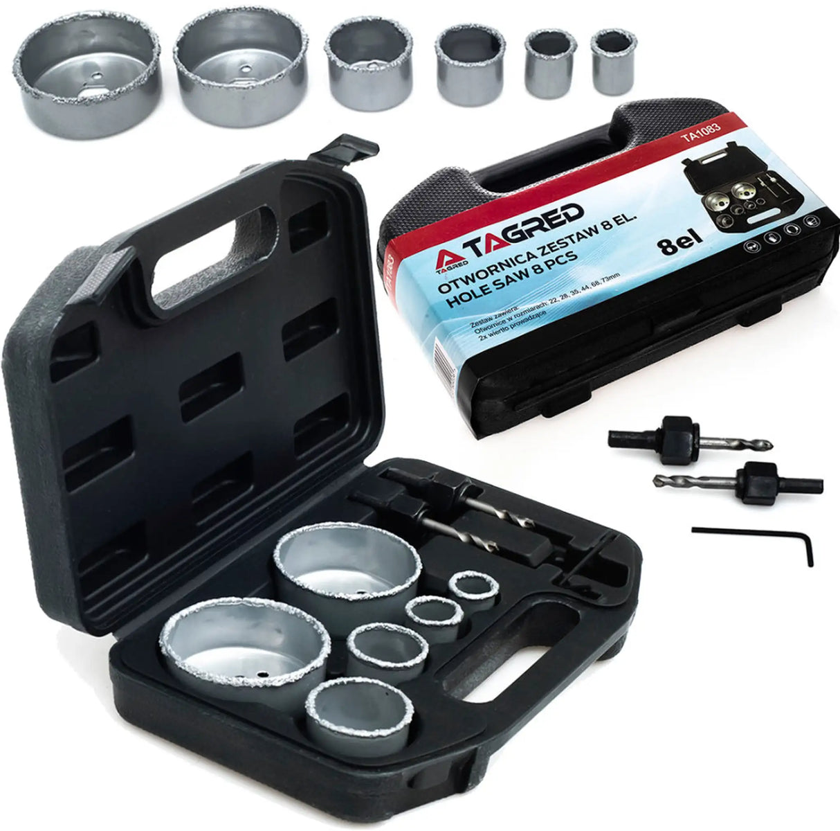 Bohrer Keramik 8tlg Fliesen Bohrer Dosenbohrer Set Lochsäge Wolfram Bohrkrone