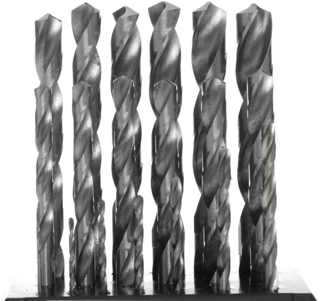 Metal twist drill set 19-piece metal drill 1.0- 10.0 mm HSS