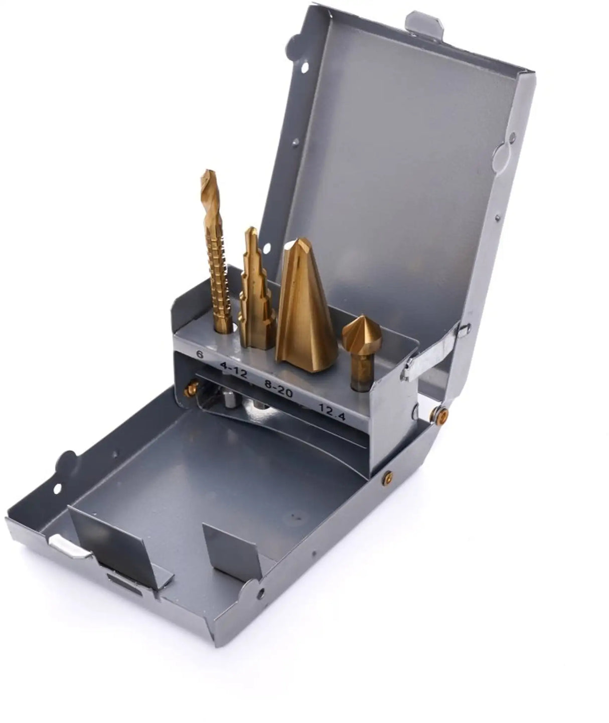 Step drill 4-39 mm cone drill 4-piece set HSS cone drill countersink TITAN