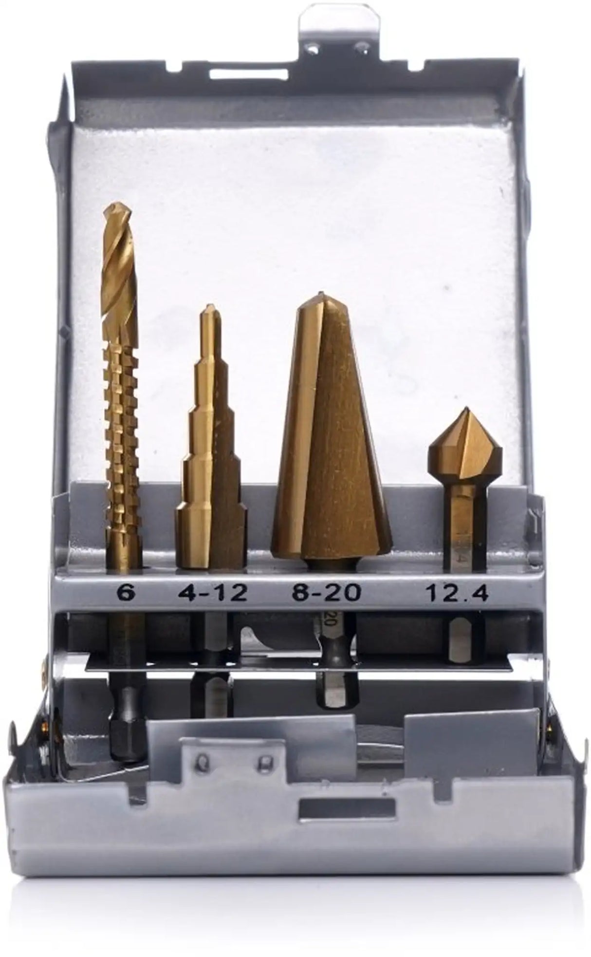 Step drill 4-39 mm cone drill 4-piece set HSS cone drill countersink TITAN