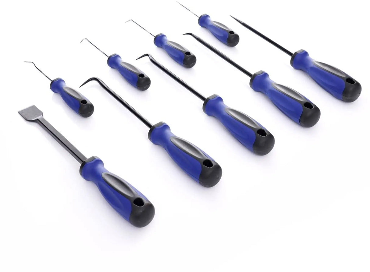 Allen key set 9 pcs Type L Hex T10 - T50 L-key with hole