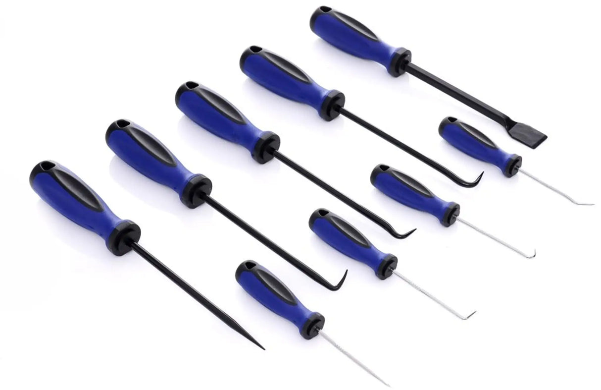 Allen key set 9 pcs Type L Hex T10 - T50 L-key with hole