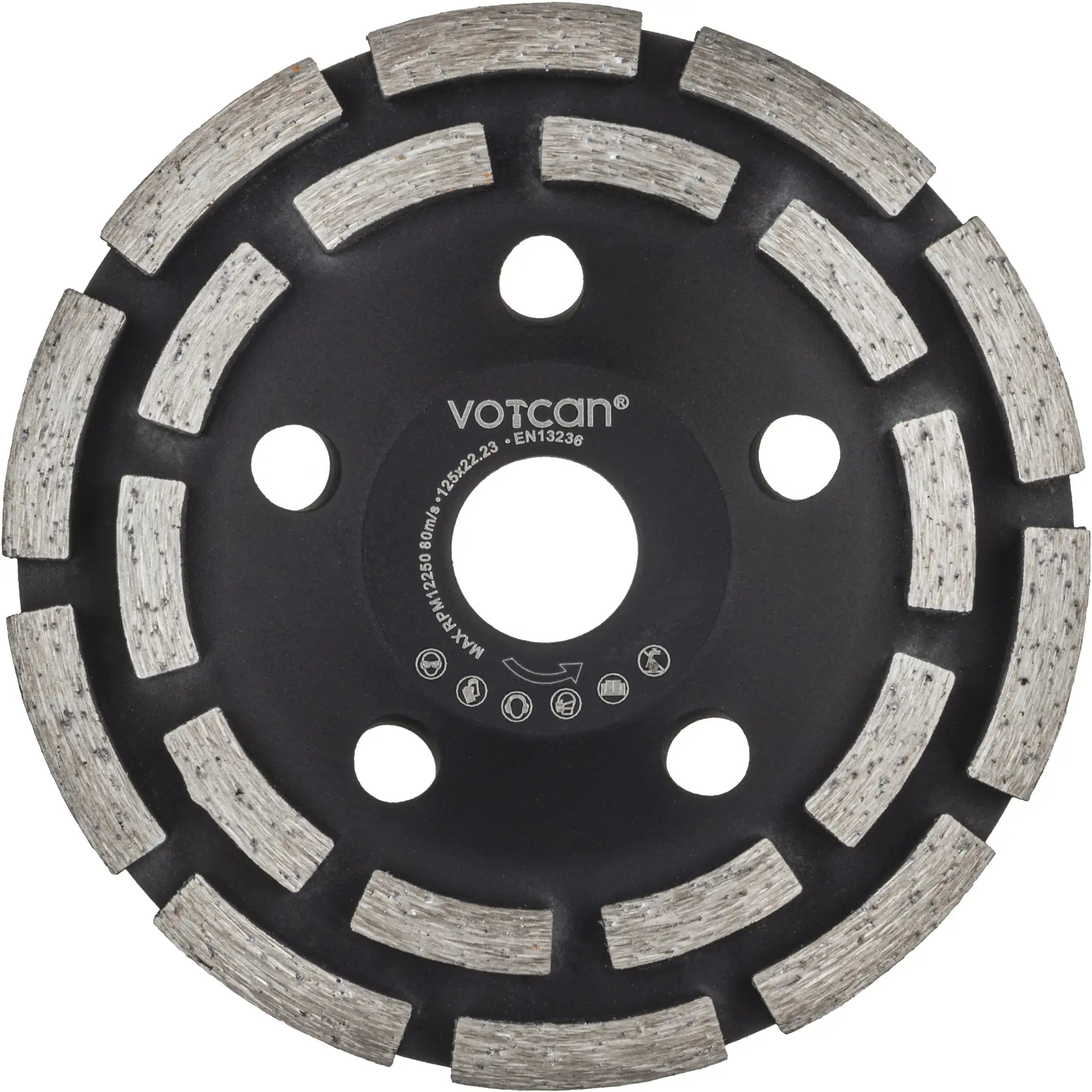 Premium Diamond Grinding Cup 125 mm Segment Cup Grinder Concrete Cup Wheel Stone