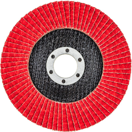 Ceramic fan discs 125 mm P40 Metal louvre discs Steel Stainless steel