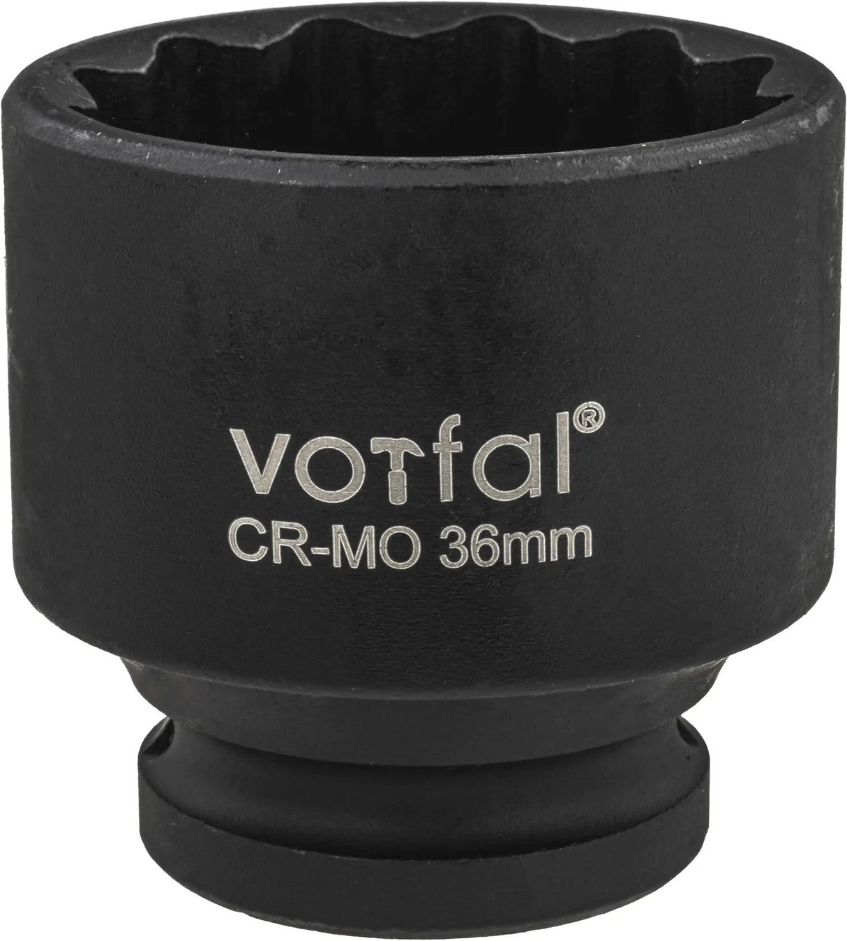 Kraft-Schlagschraubernuss Kurz 36 / 41 mm Stecknuss 1/2 Zoll 12-Kant CR-MO