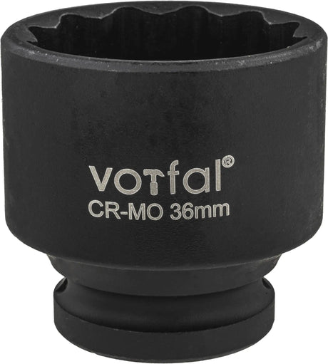 Power impact wrench socket short 36 / 41 mm socket 1/2 inch 12-point CR-MO