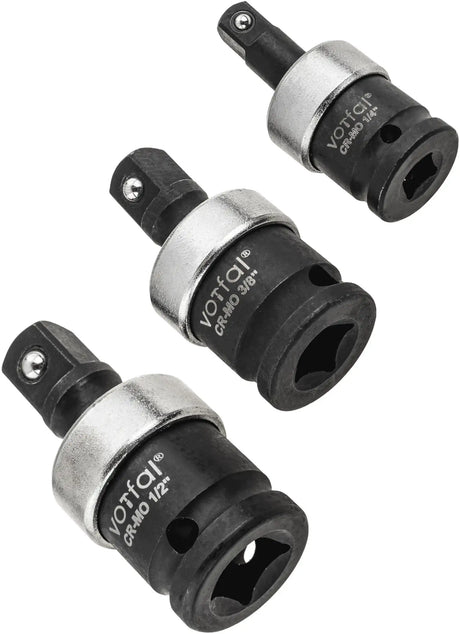 Power ball joint set 1/2" 3/8" 1/4" adapter impact wrench cardan joint CR-MO