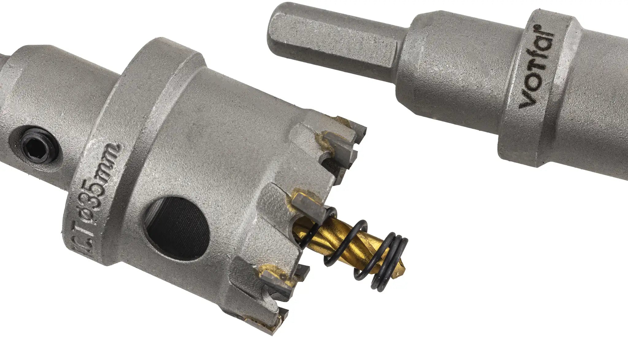 TCT hole saw 6-piece circle cutter 16 - 35 mm core bit set carbide metal stainless steel