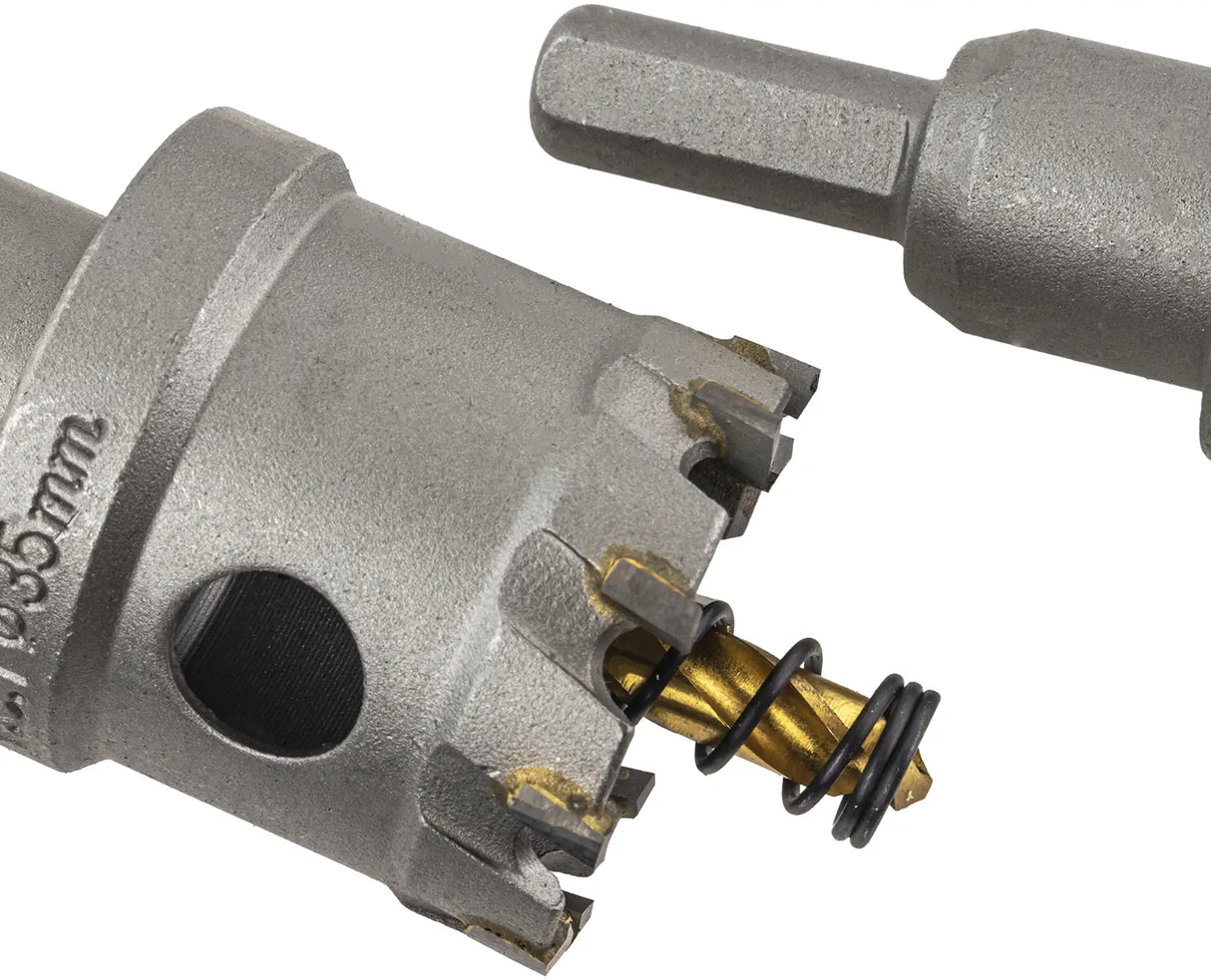 TCT hole saw 6-piece circle cutter 16 - 35 mm core bit set carbide metal stainless steel