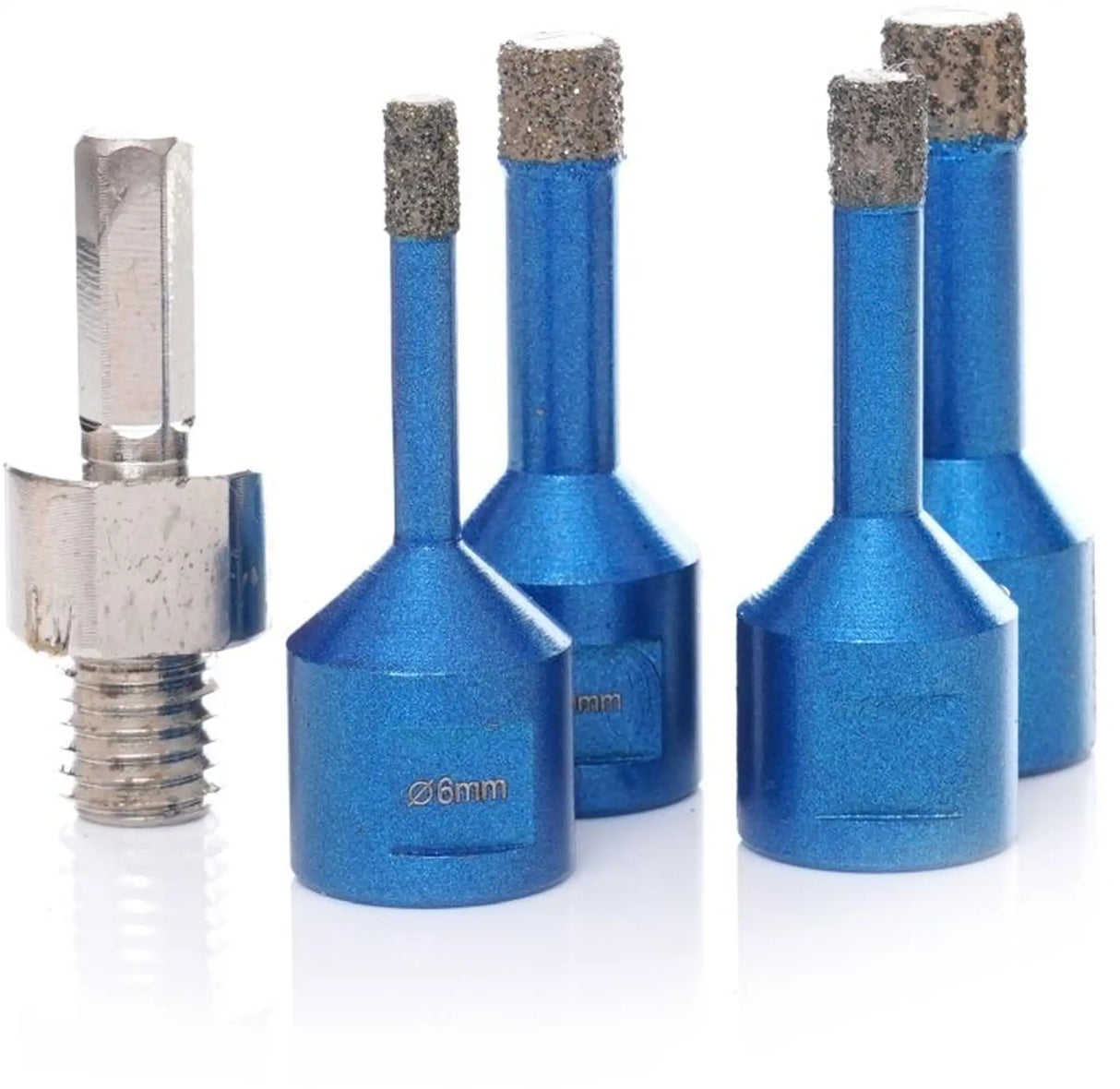 Diamant Bohrkronen Set M14 Diamantbohrer 5tlg Koffer Fliesenbohrer 6 - 12 mm Keramik Fliesen