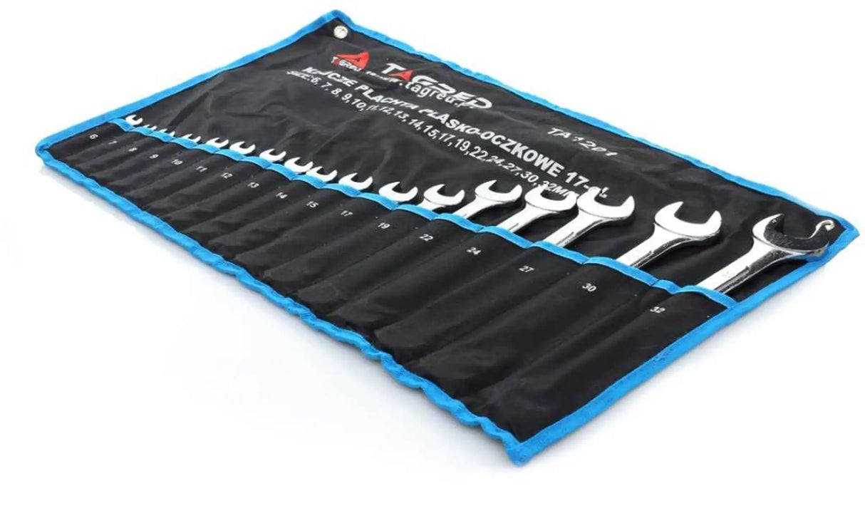 Ring spanner open-end wrench 12 pcs set 6 - 32 mm ring spanner