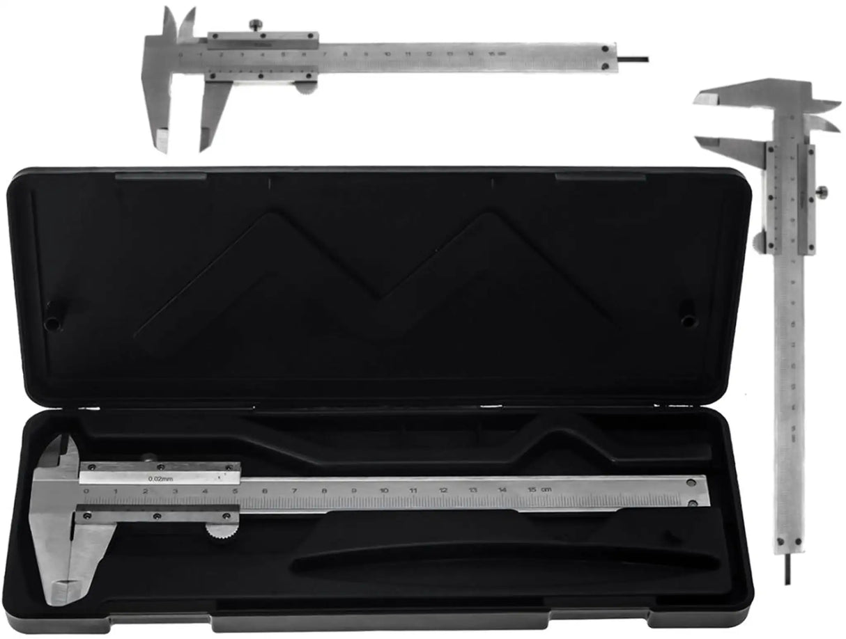 Messschieblehre 150 mm analog Messschieber INOX Schieblehre Edelstahl Schublehre