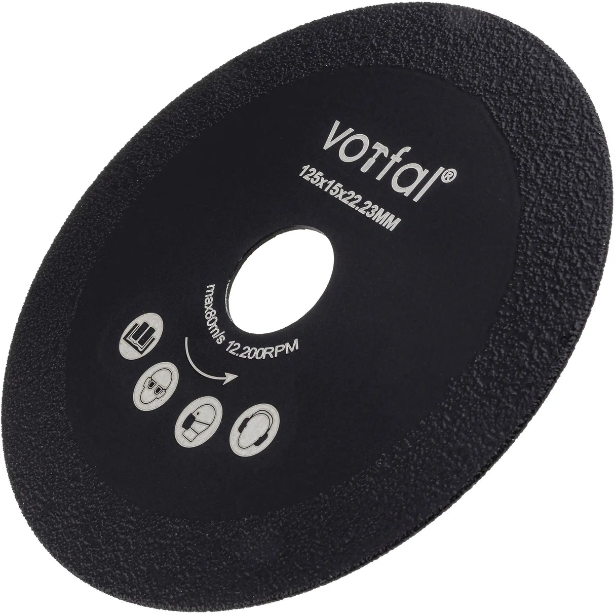 Diamond disc 125 mm - Tiles Ceramic Stoneware Glass I Galvanic coating