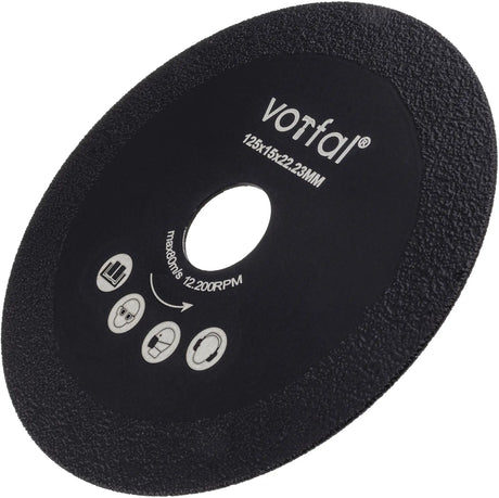 Diamond disc 125 mm - Tiles Ceramic Stoneware Glass I Galvanic coating