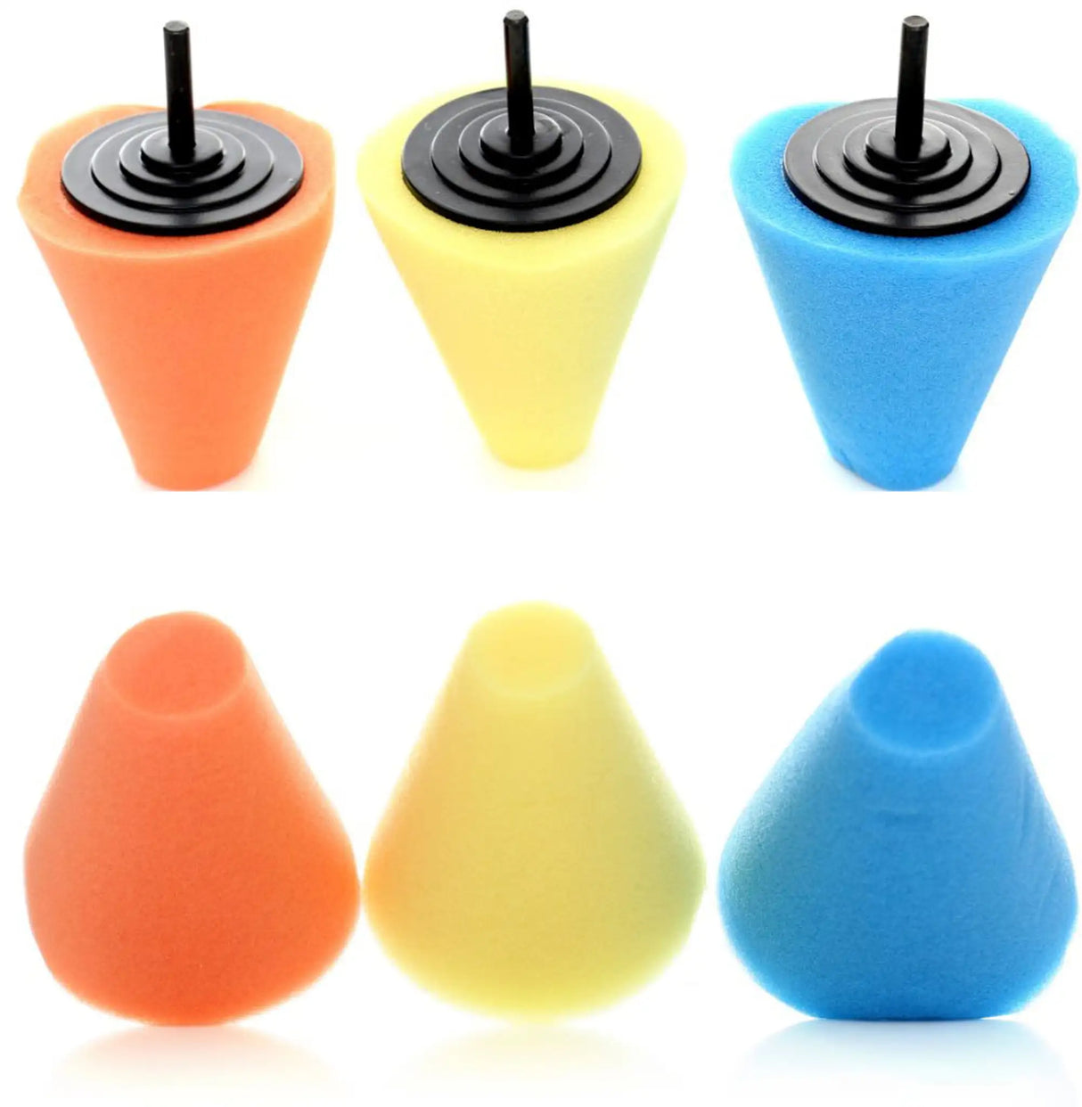Polishing cone set of 3 polishing sponge polishing cone for drill cone sponge