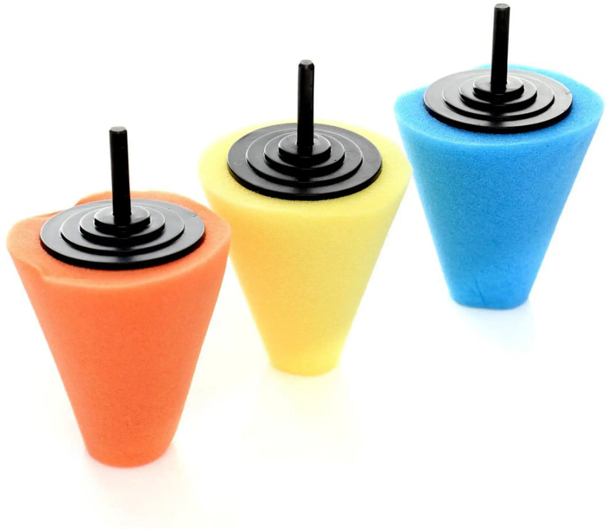Polishing cone set of 3 polishing sponge polishing cone for drill cone sponge