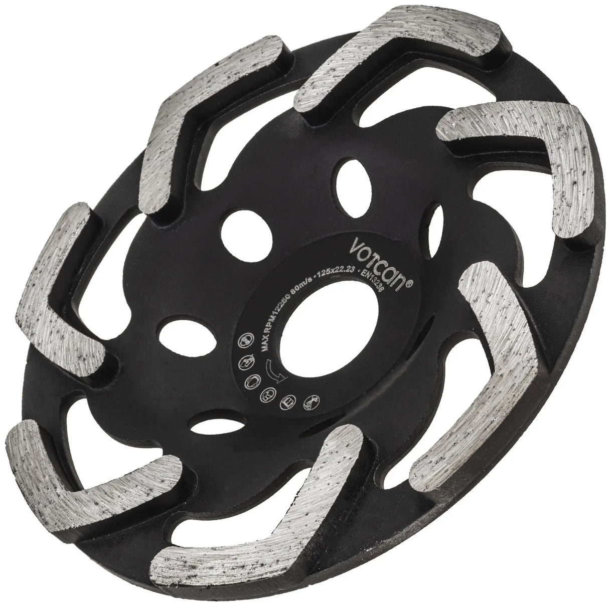 Diamantschleiftopf 125 Premium Boomerang Beton Estrich Fliesenkleber Betonschleifer PRO