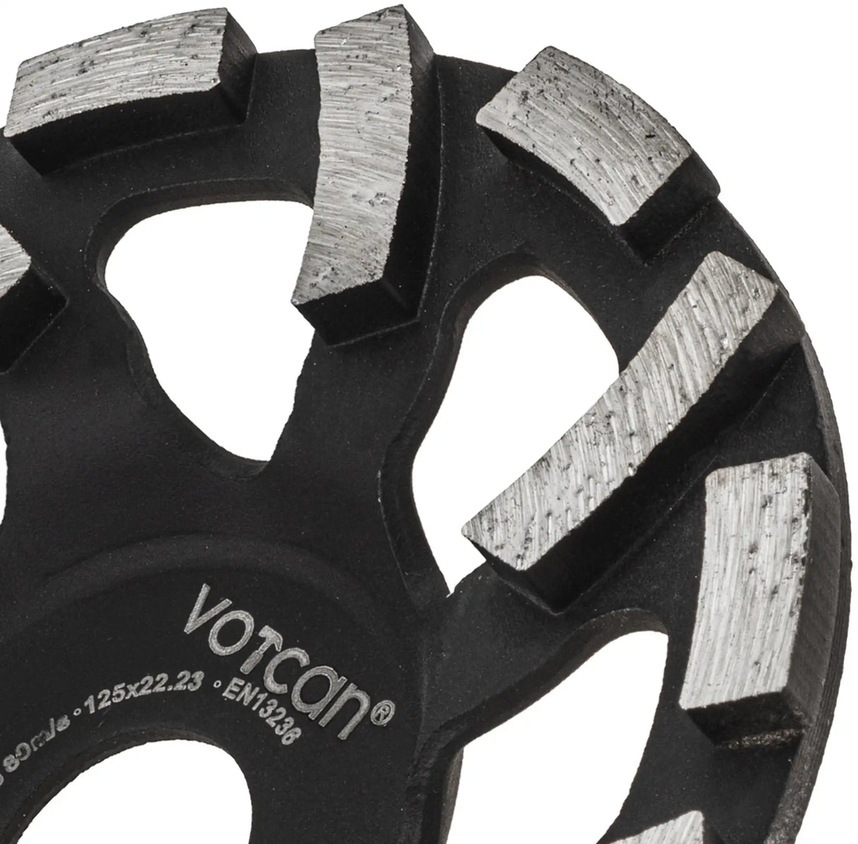 Diamantschleiftopf 125 Premium Wechselsegmente Beton Estrich Stein Betonschleifer PRO