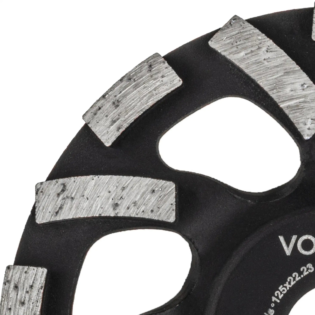 Diamantschleiftopf 125 Premium Wechselsegmente Beton Estrich Stein Betonschleifer PRO