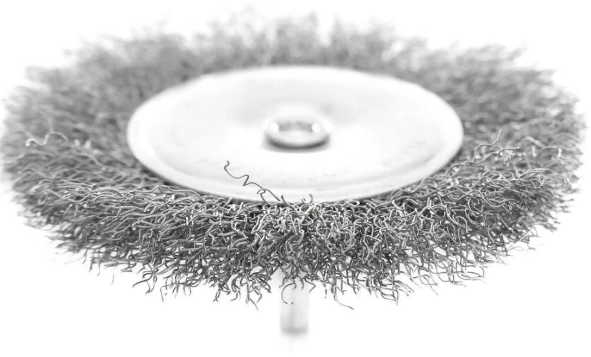 Rundbürste 100 mm Scheibenbürste für Bohrmaschine Drahtbürste Stahldraht