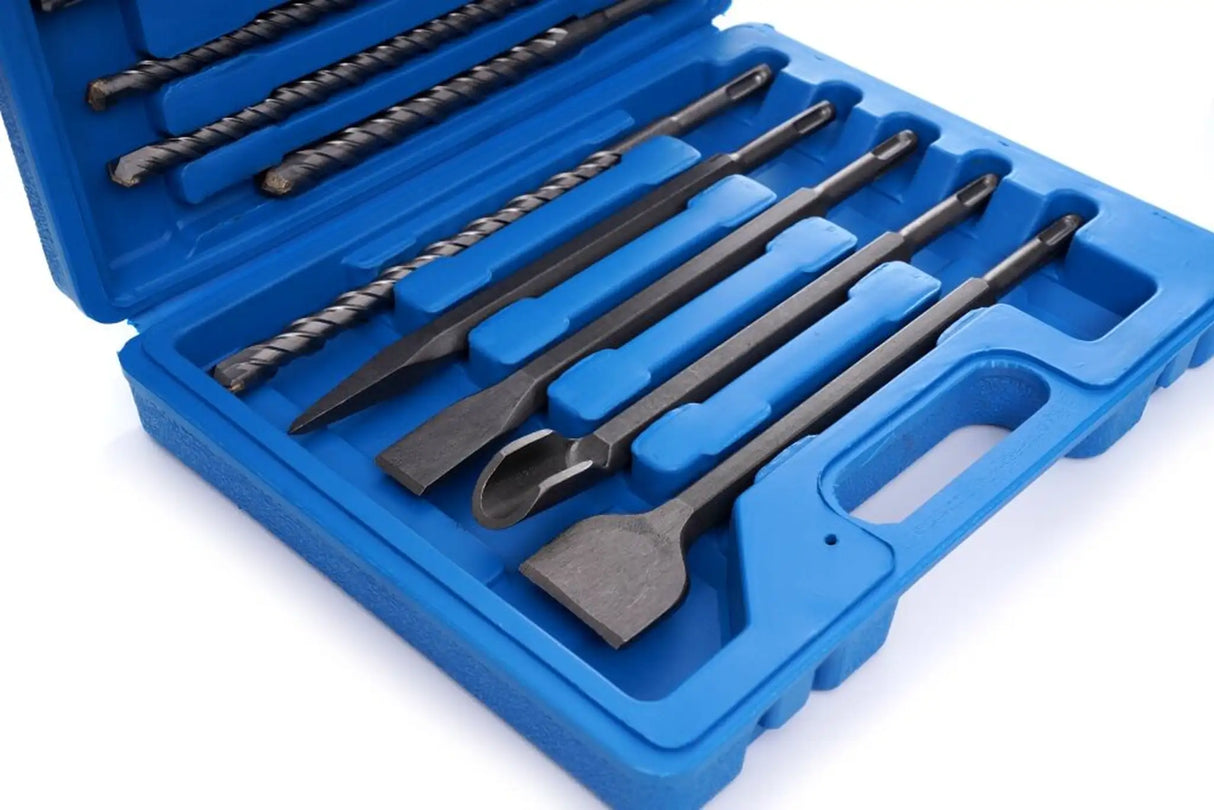 SDS Plus 17tlg. Steinbohrer Set Meißel Bohrer Bohrhammer Betonbohrer