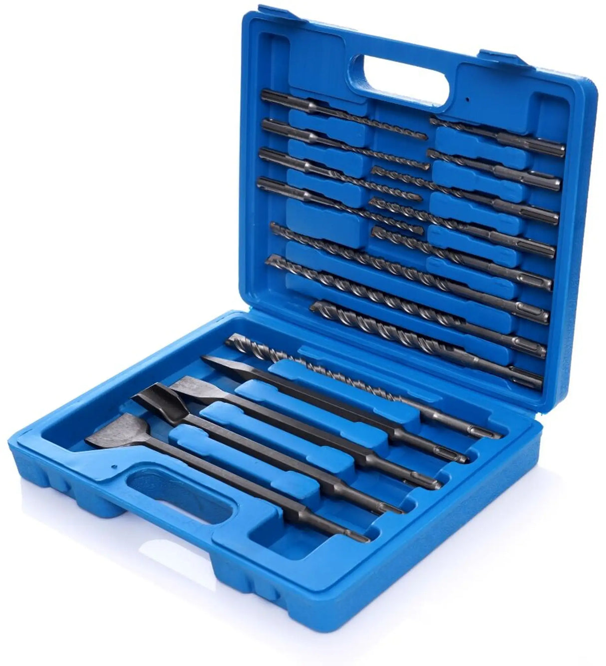 SDS Plus 17tlg. Steinbohrer Set Meißel Bohrer Bohrhammer Betonbohrer