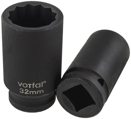 Impact wrench sockets 3/4" 17 - 32 mm 8 pcs. set socket wrench power socket Cr-Mo