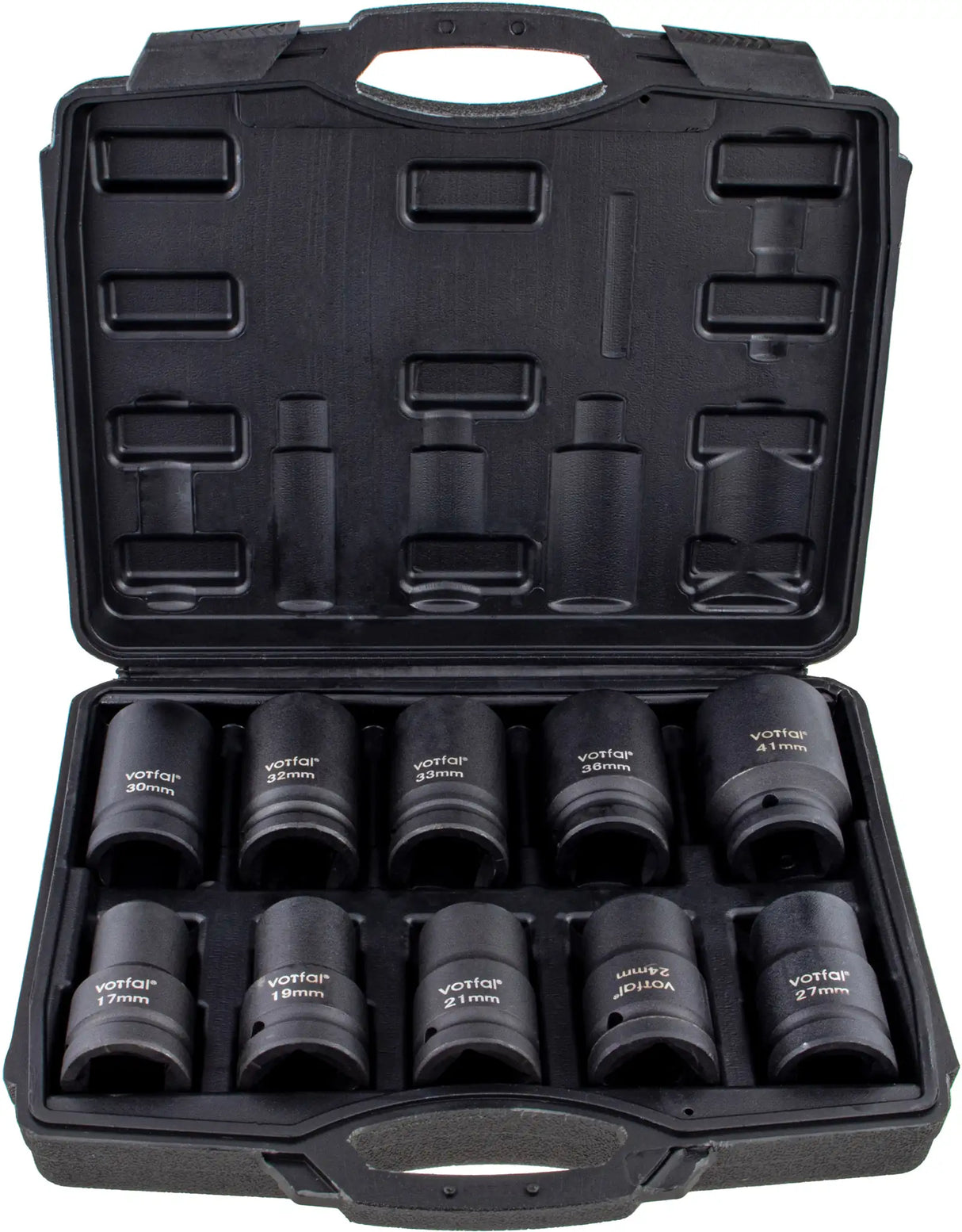 Impact wrench sockets 1" 17 - 41 mm 10 pcs. set socket wrench power socket Cr-Mo