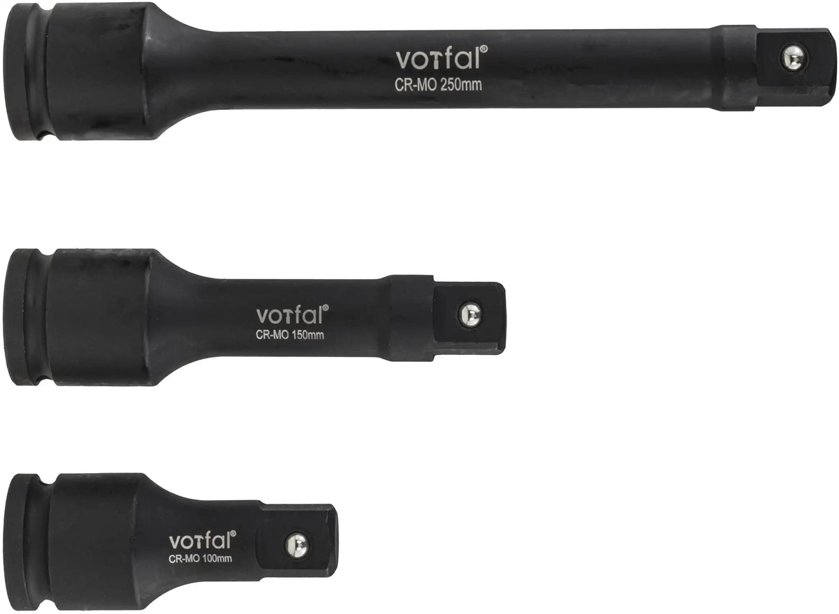 Power impact extension 3/4" 100, 150, 250 mm impact socket extension set CR-MO 4-edge