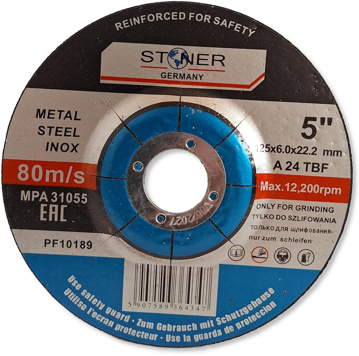 Schruppscheiben 125 mm Metall Stahl