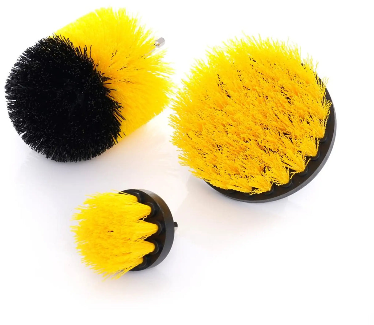 Bürstenaufsatz 3 tlg. Satz Reinigungsbürste für Bohrmaschine