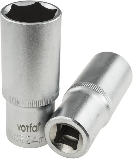 10-piece socket wrench set 1/2 inch long socket 10 - 24 mm hexagon