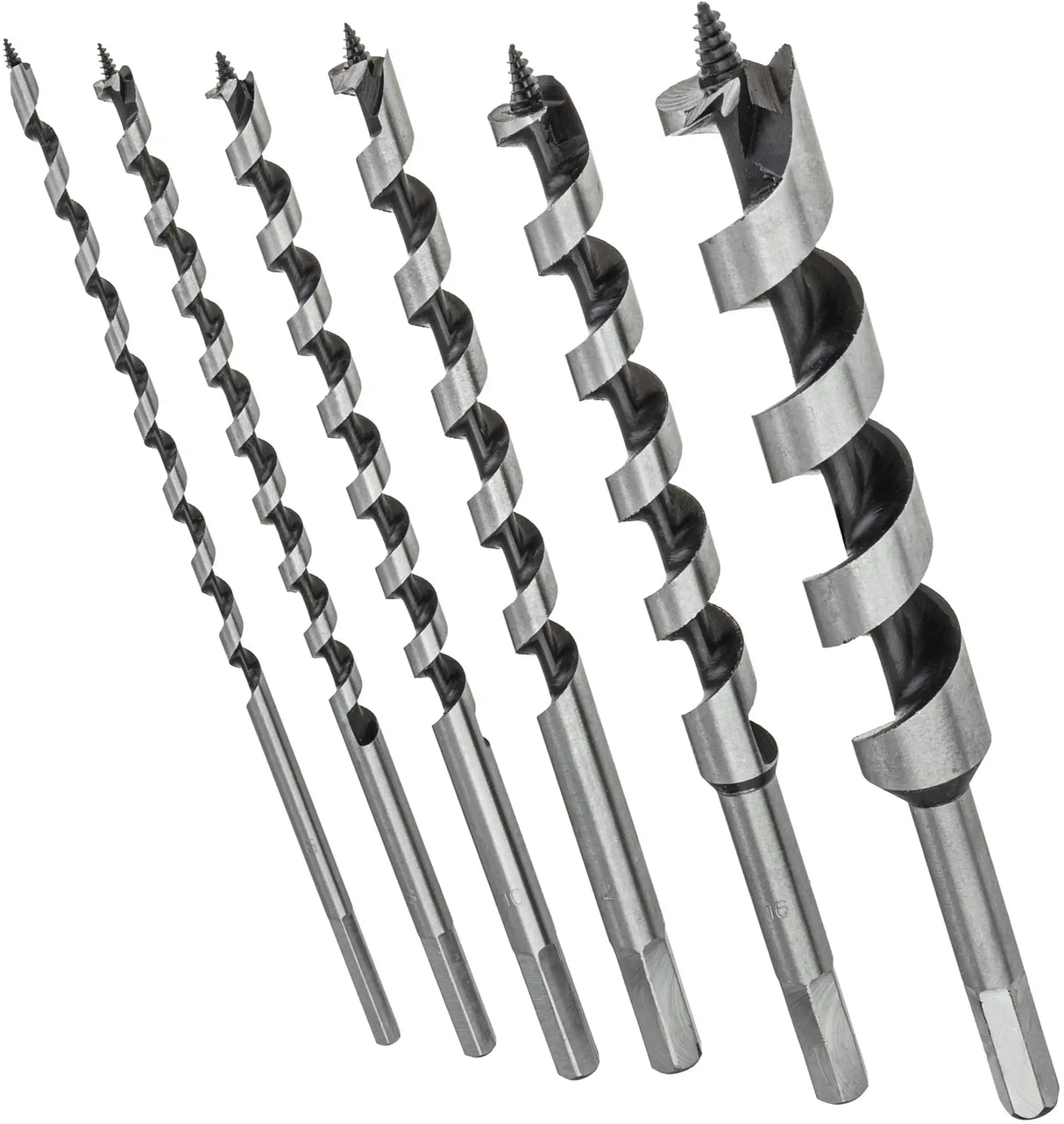 Wood drill 230mm spiral drill 6-piece auger drill set diameter 6-25 mm