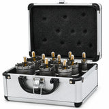 10-tlg. TCT Lochsäge Set PRO 16–60 mm für Metall Edelstahl Holz Aluminium Set