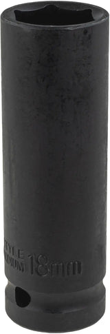 Kraft Schlagschraubernuss  1/2" Stecknuss Lang 8 - 41 mm  6-Kant CR-MO